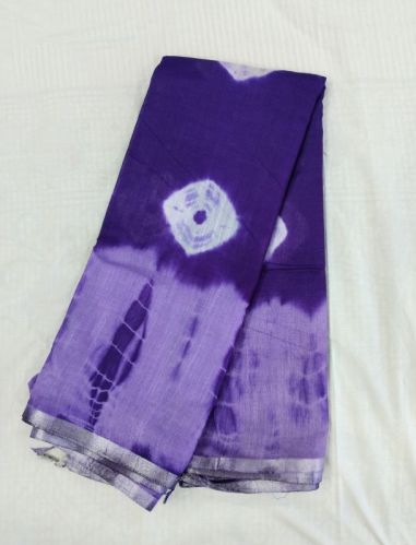 Printed Fancy Soft Linen Saree, Speciality : Easy Washable, Shrink Resistance