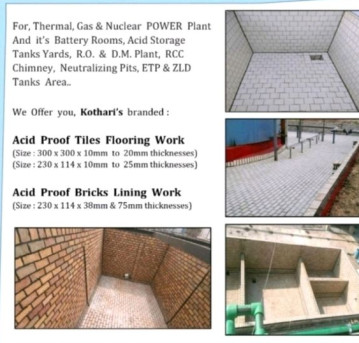 Plain Acid Proof Brick Lining