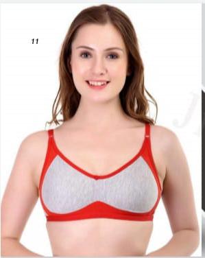 Nylon Plain Ziya Non Padded Bra, Technics : Machine Made