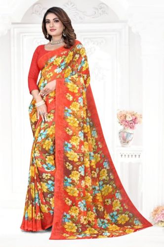 Printed Weightless Saree