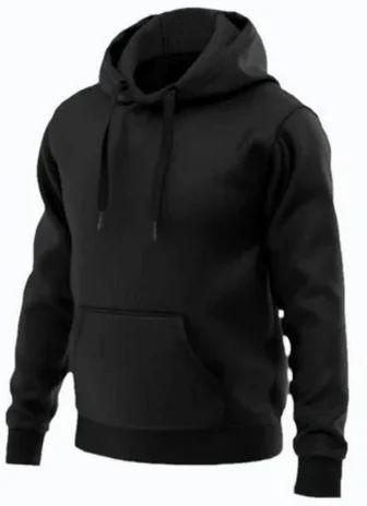 Mens Full Sleeves Fleece Hoodie, Size : All Sizes