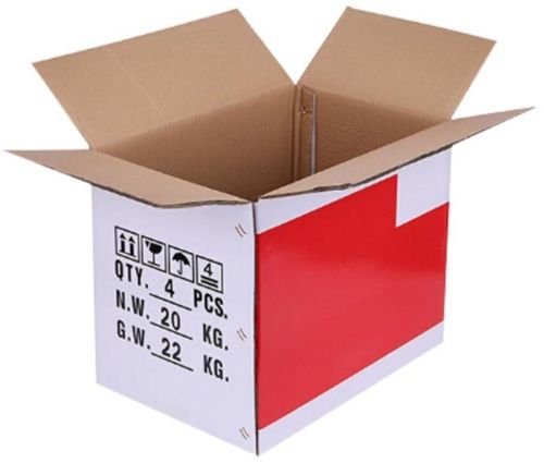 Rectangular Printed 3 Ply Duplex Corrugated Box, For Packaging Use, Color : Multicolor