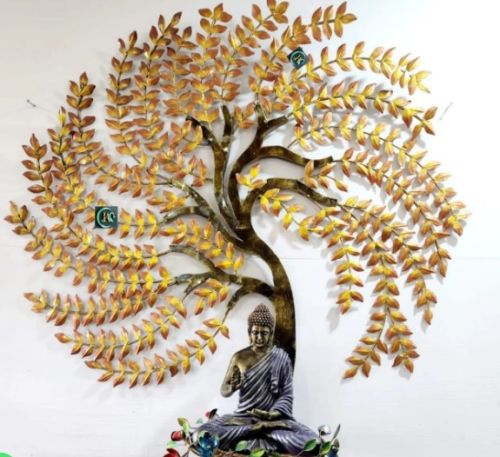 Metallic Tree With 1.5ft Buddha