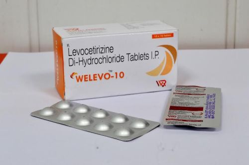 Welevo-10 Tablets, Composition : Levocetirizine Dihydrochloride