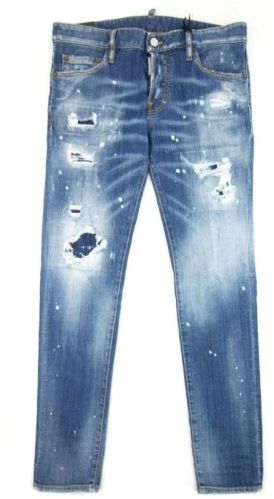 Mens Denim Rugged Jeans, Technics : Machine Made