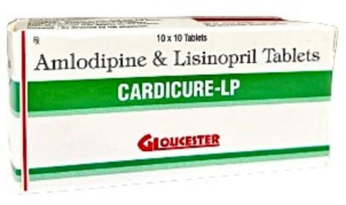 Amlodipine 5 Mg & Lisinopril 5 Mg Tablets