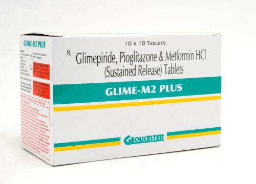 Glimipride 2 Mg, Pioglitazone 15 Mg and Metformin 500 Mg Tablets