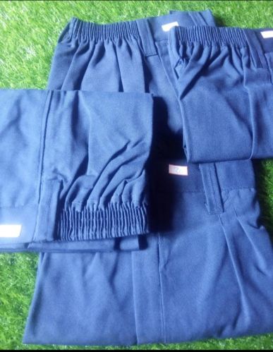 Checked All Cotton School Pants, Waist Size : 25-30inch, 30-35inch, 35-40inch, 40-45inch