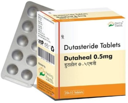 Dutasteride 0.5mg Tablets, Packaging Type : Strips