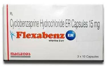 Flexabenz er capsules, For Used To Relieve Rigidity, Inflammation, Packaging Size : 3x10 Pack