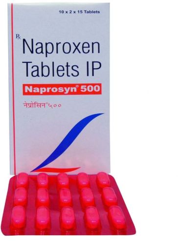 Naprosyn 500mg Tablets, For Used To Relieve Pain, Medicine Type : Allopathic