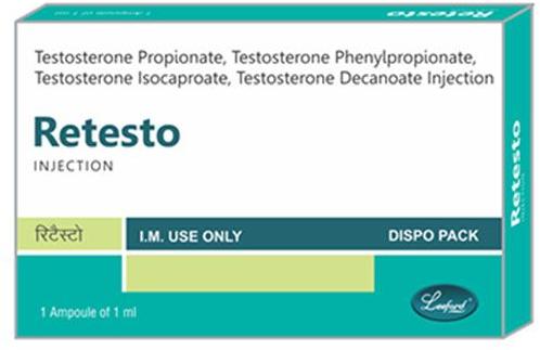 Retesto 250mg Injection, Medicine Type : Allopathic