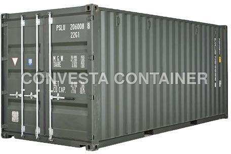 Grey Color Coated Steel Cargo Shipping Container, For Commercial Use