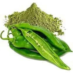 Organic Dehydrated Green Chilli Powder For Cooking