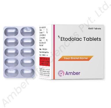 Amber Lifesciences Etodolac, Packaging Type : Alu-Alu, Blister