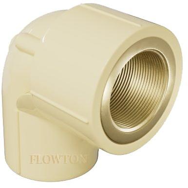 Flowton CPVC Brass Elbow, For Gas Fittings, Water Fittings