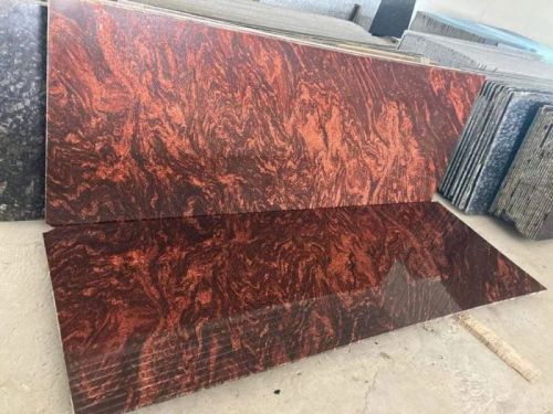 Multi Red Granite Slab For Hotel, Kitchen, Office, Restaurant