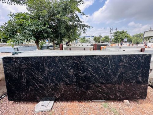 Silky Brown Granite Slab For Hotel, Kitchen, Office, Restaurant