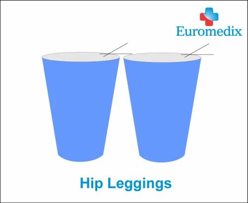 Euromedix Healthcare Hip Leggings, Color : Blue