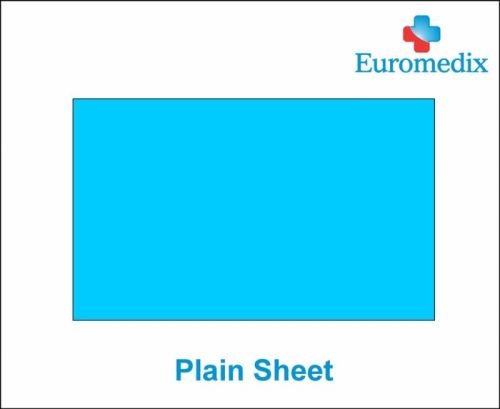 SMMS Nonwoven Fabric. SMS Plain Sheet, Color : Sky Blue