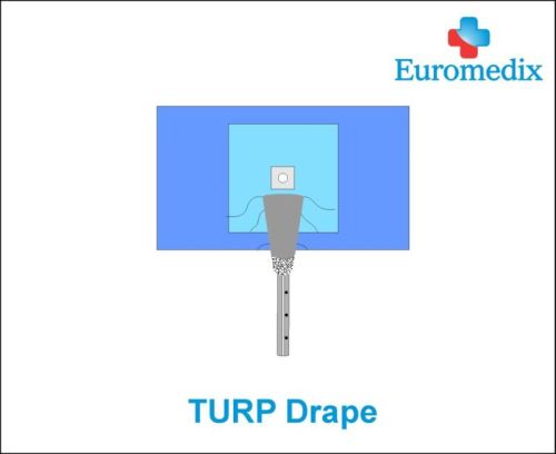 160x150 Cm Plain TURP Drape For Ophthalmic