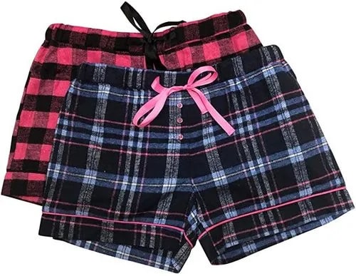 Checked Cotton Ladies Boxer Shorts, Color : Multicolor