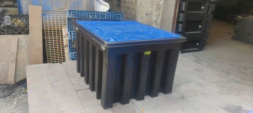 Black PP IBC Bund Pallet, Shape : Rectangular