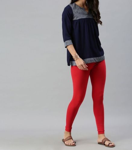 Partha Hosiery V-cart Lycra Cotton Leggings, Size : Free