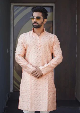 Plain Mens Cotton Kurta, Technics : Machine Made