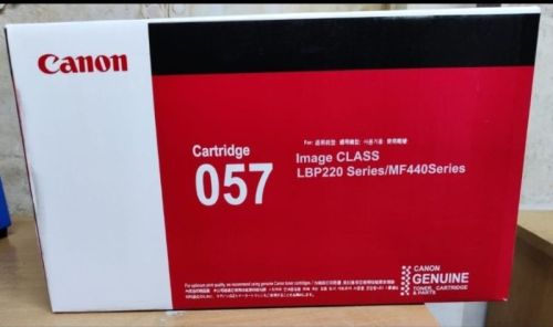 Black PP Canon 057 Toner Cartridge, For Printers Use, Feature : High Quality