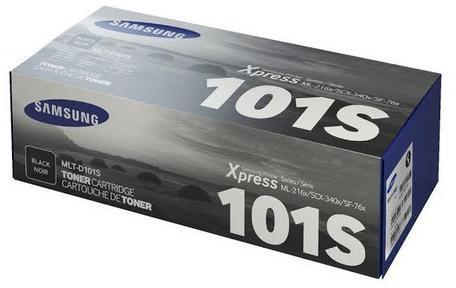 Black Sumsung PP Samsung 101S Toner Cartridge, For Printers Use, Packaging Type : Box