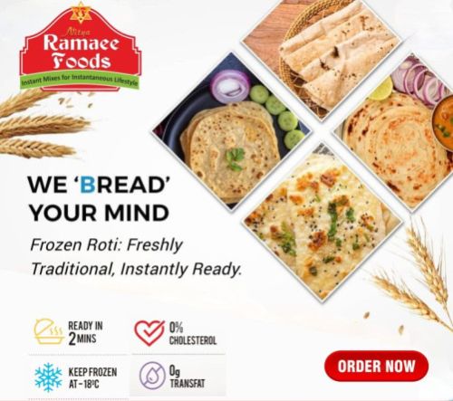 Frozen Chapati, Packaging Type : Plastic Packet