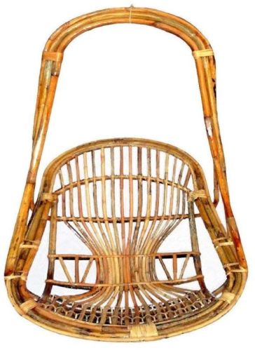 Brown Polished Bamboo Swing Chairs, For Garden.Home, Hotel, Size : Multisizes