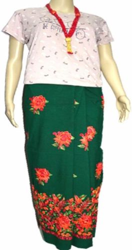 Printed Cotton Ladies Manipuri Lungis, Size : Multisizes