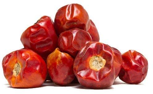 Dry Round Chilli For Food