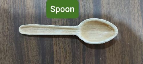 Pain Areca Leaf Spoon For Having Food