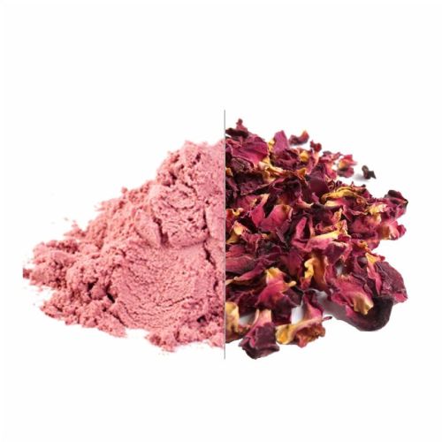 Natural Dehydrated Rose Petal Powder, Packaging Type : Plastic Packet