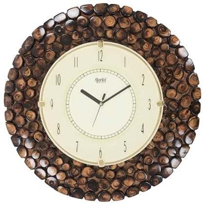 Wooden Wall Clock, For Home, Office, Decoration