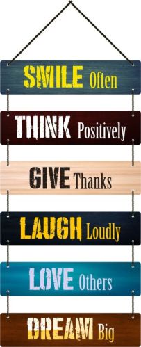 Motivational Quotes Plank Wall Hanging For Decoration