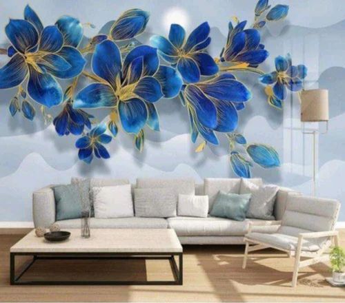 PVC Modern 3D Designer Wallpaper, Color : Multicolor