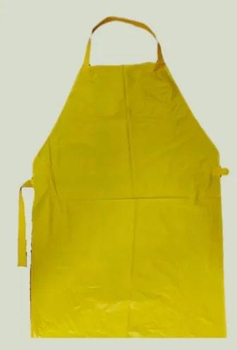 Plain PVC Industrial Apron, Technics : Machine Made