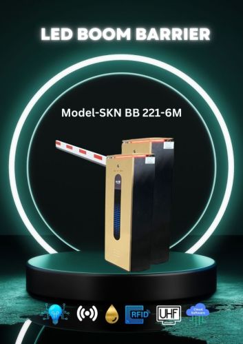 Electric STEEL Printed SKN AUTOMATIC BOOM BARRIER, Color : Yellow