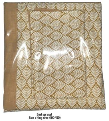 King Size Bed Spread For Hotel, Home, Bedroom