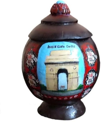 Polished Coconut Shell Keepsake For Decoration, Gifting