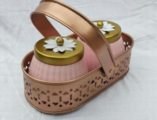 Polished Metal Marriage Return Gifts, Shape : Oval