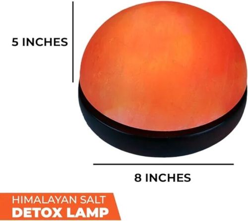 Fluorescent Stone Himalayan Salt Dome Lamp, Packaging Type : Pink