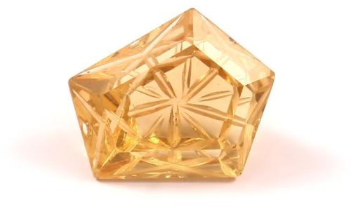 Citrine Fantasy Cut Gemstone For Jewellery Use