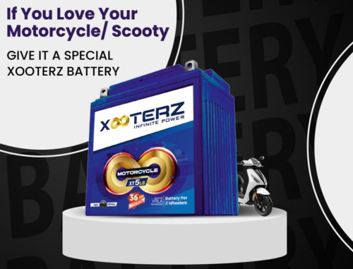 2kg Xooterz XT-5LB Bike Battery For Automobile Industry