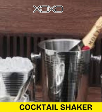 Polished Silver Cocktail Shaker