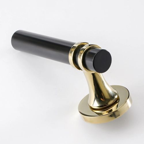 MH-08 Black Gold Door Handle, Width : 50-100mm